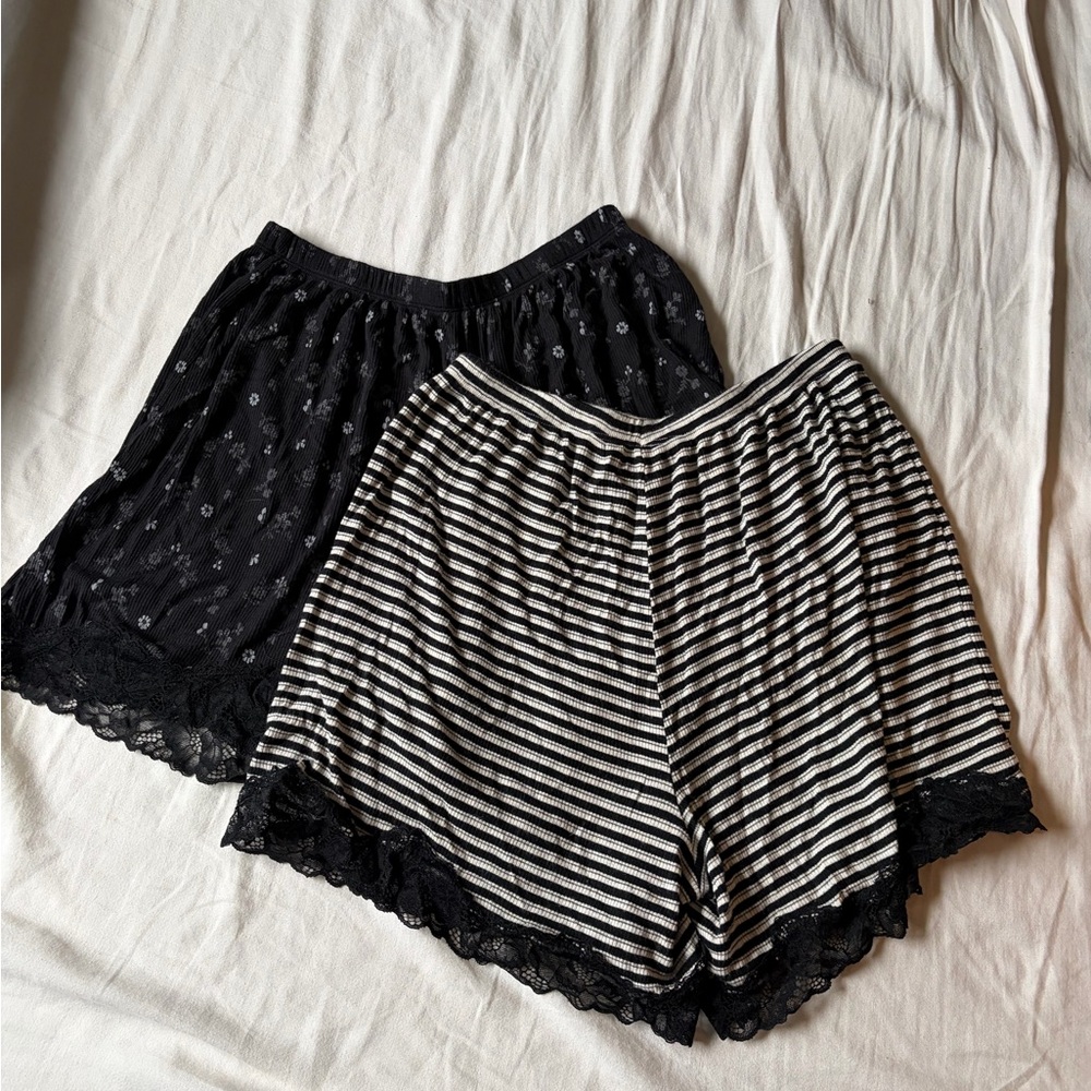 Aerie Lace Trim Shorts Bundle